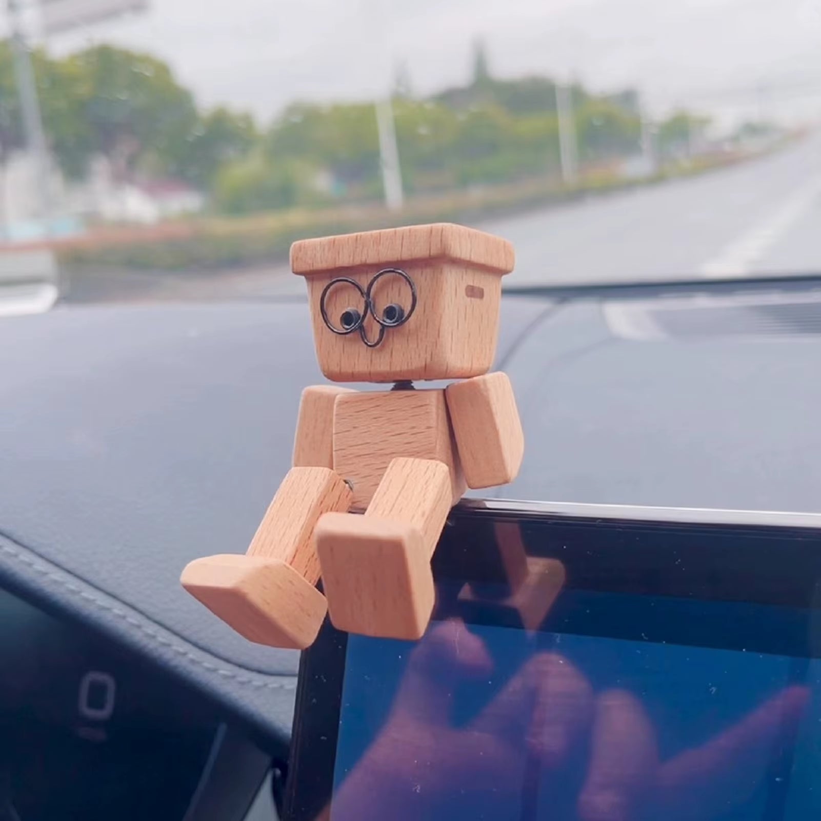 Creative Nodding Leg Puppet Car Interior Decoration